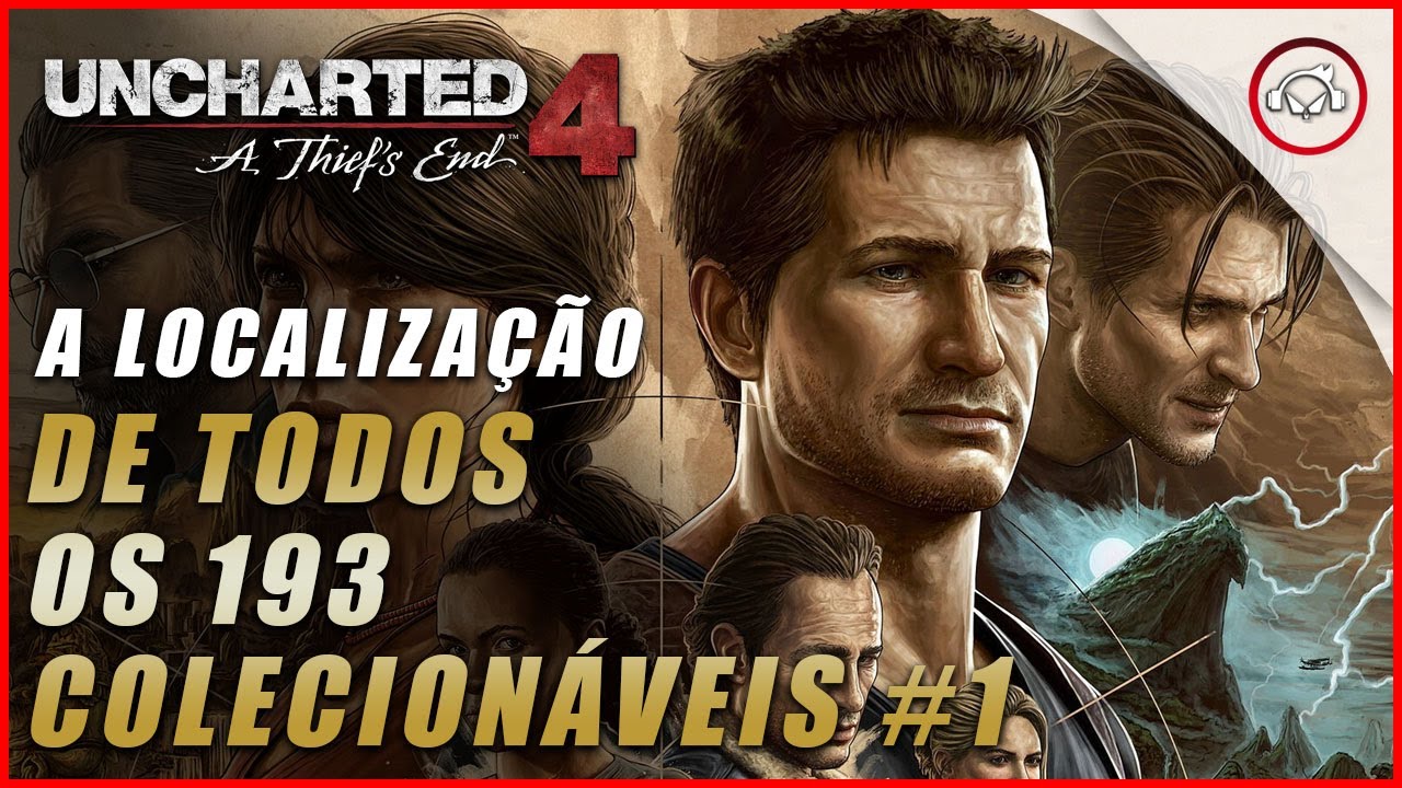Miniatura do vídeo Uncharted 4 Ps5/Ps4/Pc, A localização de todos os 193 colecionáveis #1 | Super dica