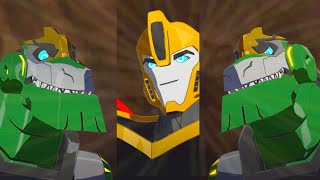 Who is the real Grimlock? 👻 Ghosts and Imposters | Robots in Disguise 2015 | Transformers Official