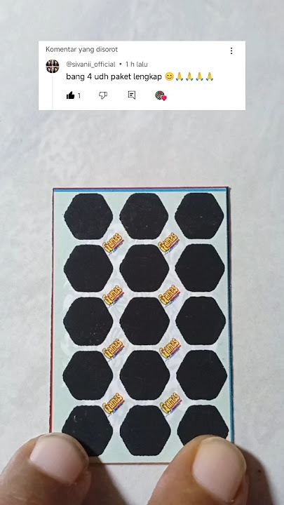 Gosokan dari @sivanii_official #gosokan #tebakreceh #challenge