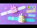 How to make easy paper watch  box paper watch  paper watch  diy school craft  easy to make
