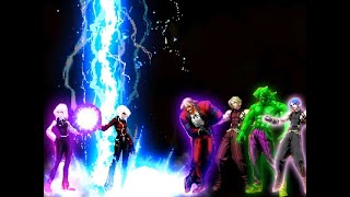 KOF MUGEN !! Kira Mei 1P & Mio 6P VS Rugal Bernstein, Adelheid B, Omega Rugal, Remi