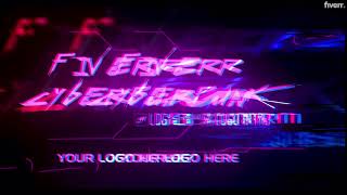 Create glitchy cyberpunk logo intro - Best Intros & Outros service