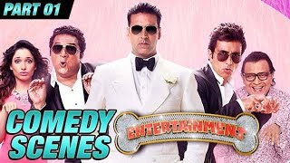 Entertainment Comedy Scenes | Akshay Kumar, Tamannaah Bhatia, Johnny Lever | Part 1 image