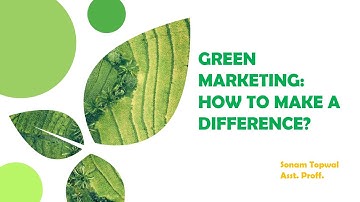 Green Marketing: For NET JRF/UPSC Mains :Concept, Responsibilities as Customers by Sonam Topwal