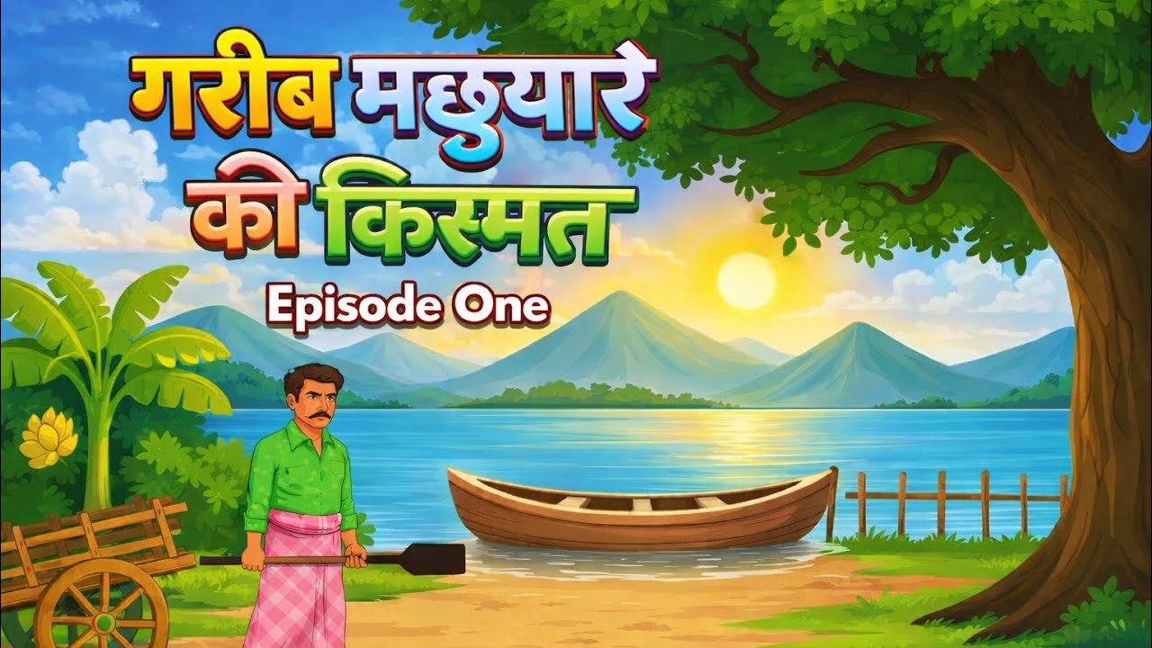 गरीब मछुआरे की किस्मत |Gareeb machhuwaare kikismat |Hindi Story |Hindi kahani |moral stories|cartoon