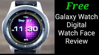 Free Samsung Galaxy Watch/Gear S3 Digital Watch Face screenshot 5