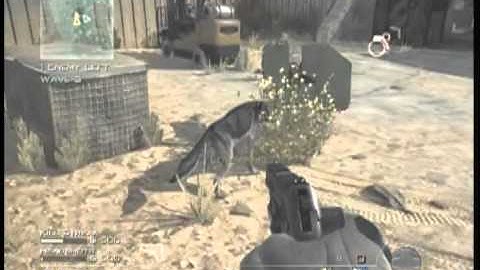 MW3 dog glitch (SURVIVAL MODE only)