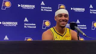 Indiana Pacers Media Day: Andrew Nembhard 