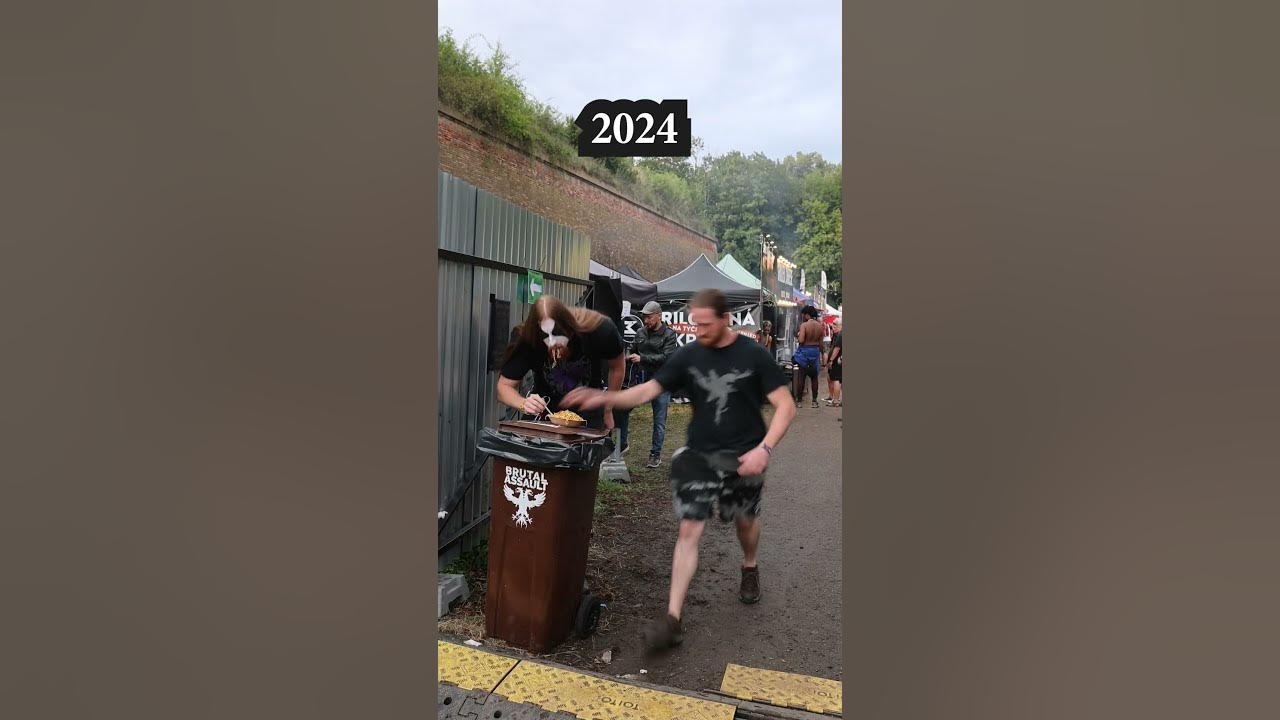 So brutal REVENGE 😂😭🔥 @BrutalAssaultOFFICIAL #youtube #festival #comedy #metal #corpsepaint