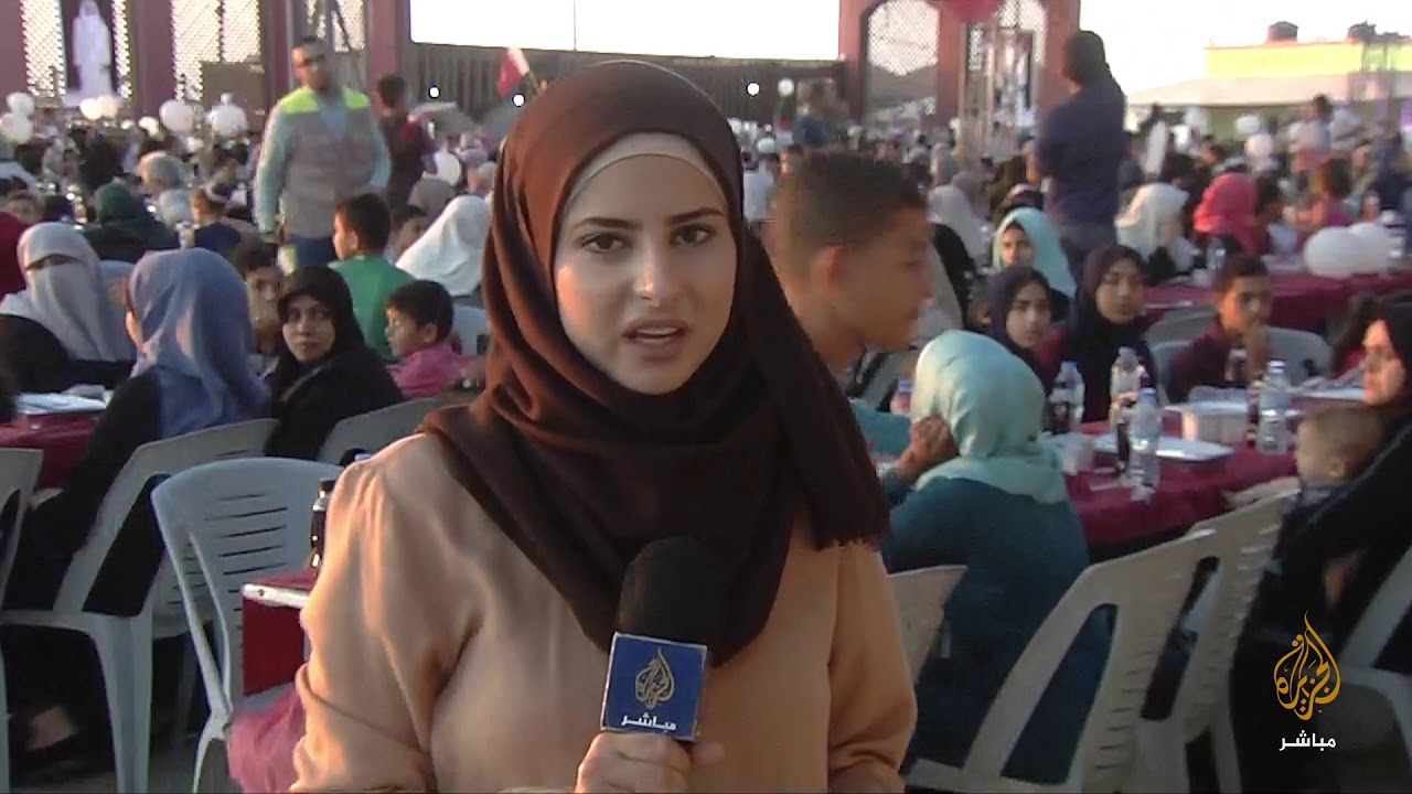 إفطار جماعي لـ ٧٠٠ من أسر الشهداء والجرحى في غزة