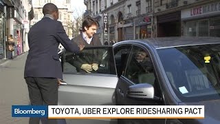 Toyota and Uber Explore Ridesharing Pact Toyota and Uber Explore Ridesharing Pact