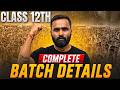 CLASS 12th COMPLETE BATCH DETAILS !! | BOARD EXAM 2027 | PRADEEP GIRI SIR