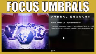 How To Focus Umbral Engrams In Season 16 The Witch Queen Destiny 2 - Where To Open Umbral Engrams
