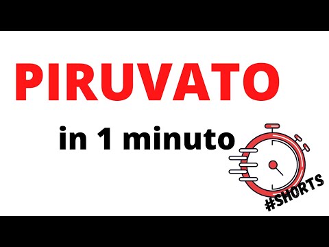 Video: Perché il piruvato è un punto chiave nel metabolismo?