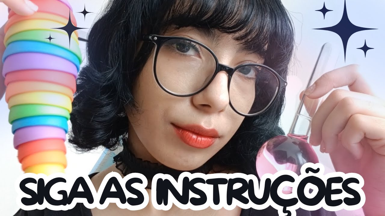 ASMR siga minhas instruções para dormir rápido | caseirinho
