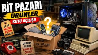 Bit pazarı retro,vintage elektronik ve bilgisayar parçaları kutu açılışı part-1