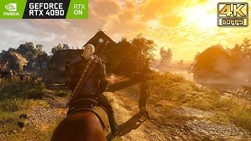 The Witcher 3 (PC) Next-Gen ULTRA+ Settings & Ray Tracing 4K Gameplay | RTX 4090 ✔