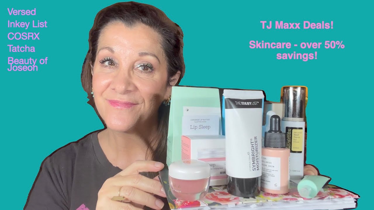 TJ Maxx Deals! Great skincare finds! #tjmaxx #matureskin #versed #inkeylist #cosrx #skincare