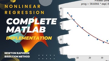 Nonlinear regression | complete MATLAB implementation
