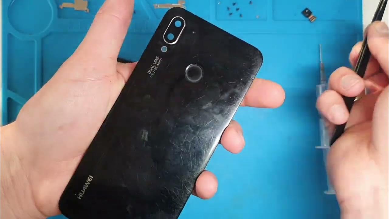 Huawei P30 Lite: How to insert the microSD card. Installation of the micro SD -