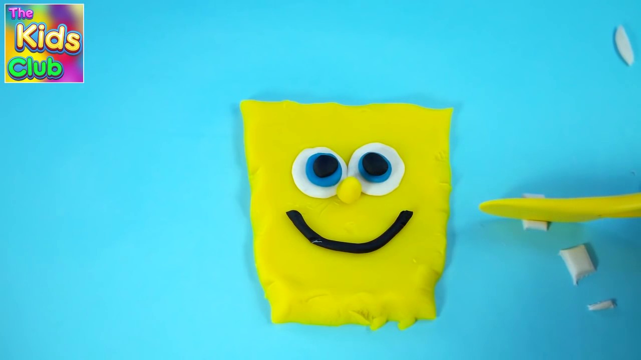 Play Doh - Губка Боб квадратные штаны! Детский канал - Супергерои в реальной жизни!