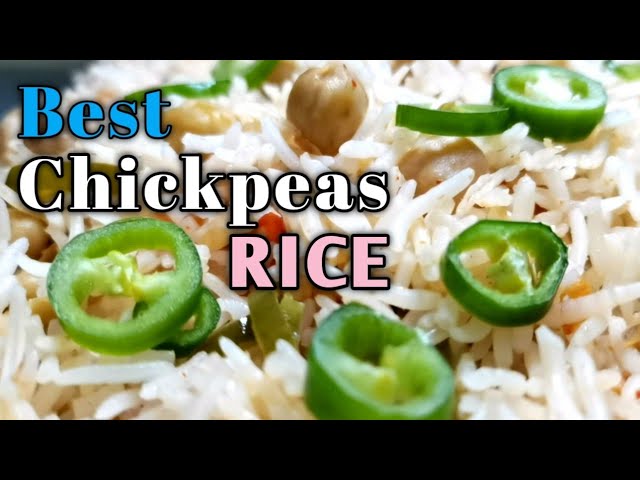 Rice Chickpeas Recipe | Perfect Dinner Recipe | Food Brimful class=