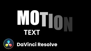 Beginner Motion Graphic in DaVinci Resolve | Quick & Easy Fusion Tutorial