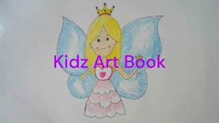 How to Draw Barbie Fairy | barbie drawing easy | Draw and Color Fairy Barbie Coloring Book for Kids
