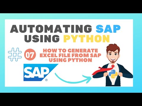 07   How to generate report in Excel using Python with data from SAP