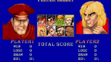 Capcom Classics Collection [PS2] - SF2:WW play as Bosses