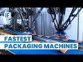 Packaging machines that collects 12000 pancakes per hour