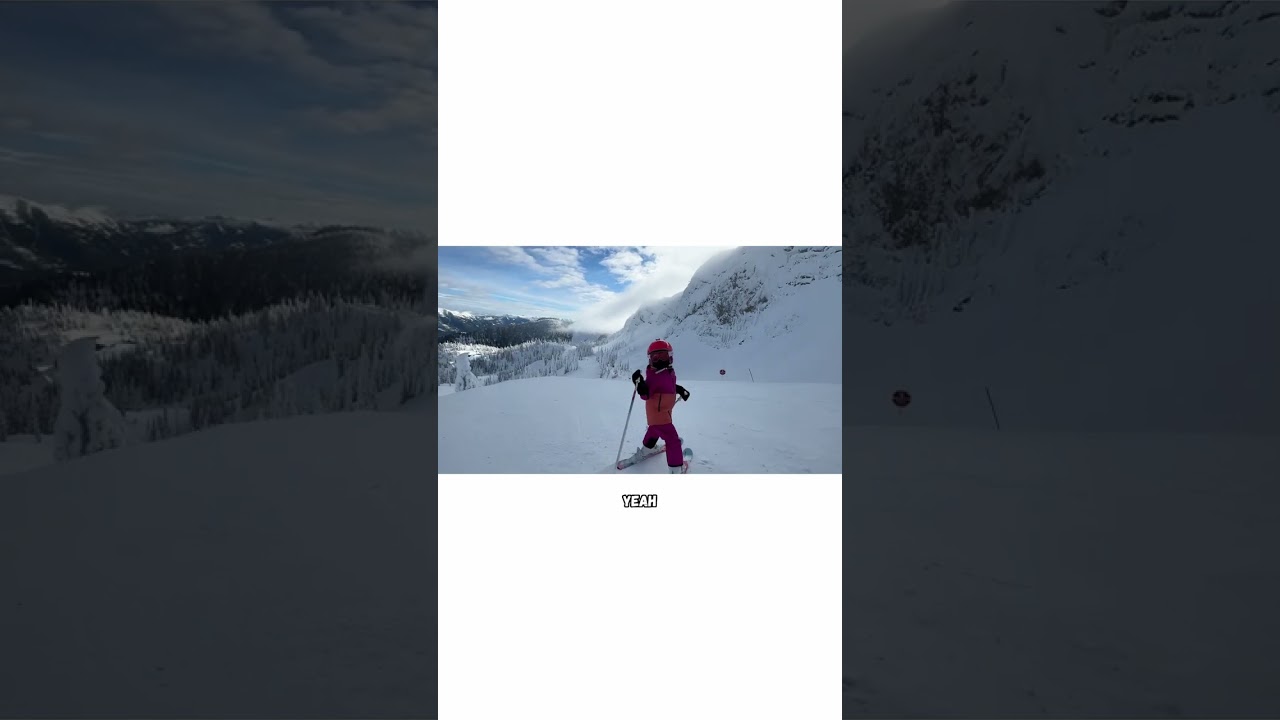 Winter Wonderland Skiing Adventure with a 4-year-old 