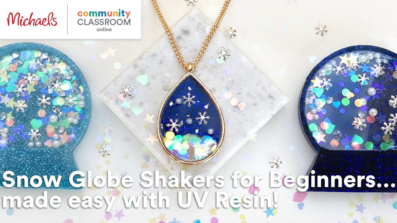 Online Class: Snow Globe Shakers for Beginners… made easy with UV Resin ...