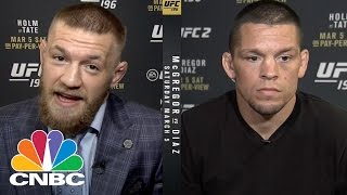 UFC’s McGregor And Diaz Talk Trash And Money