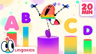 Join the ABC TRAIN  + More ABC Songs for kids | Lingokids