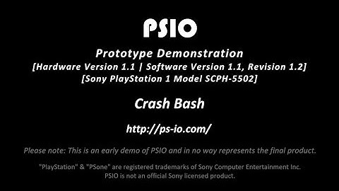 PSIO Prototype 1.1 Game Demo: Crash Bash