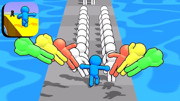 Crowd Pusher - All Levels Gameplay Android,ios (Levels 1-10)