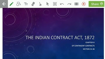 CONTINGENT CONTRACTS