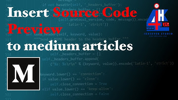 How to insert source code to medium articles in 2020