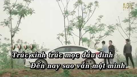KARAOKE | Trúc Xinh - Minh Vương M4U Ft. Việt | Tone Nam Có Bè Beat Chuẩn
