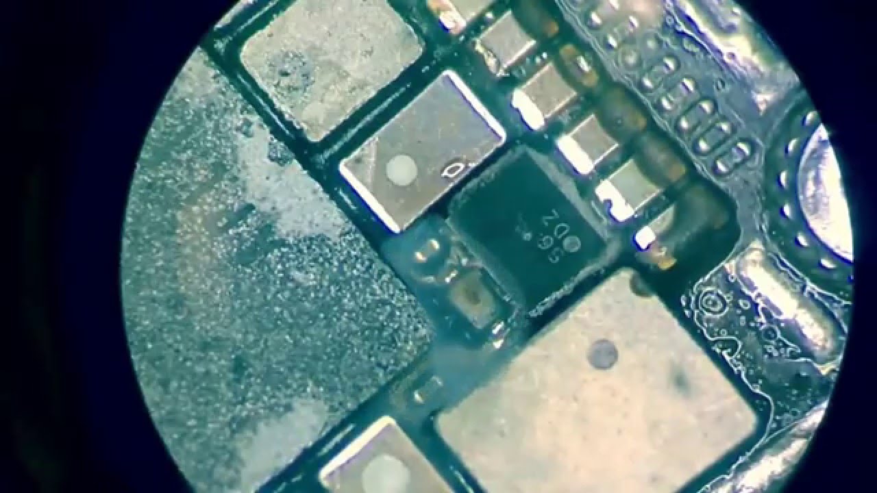 iPhone 6 backlight diode burnout - YouTube