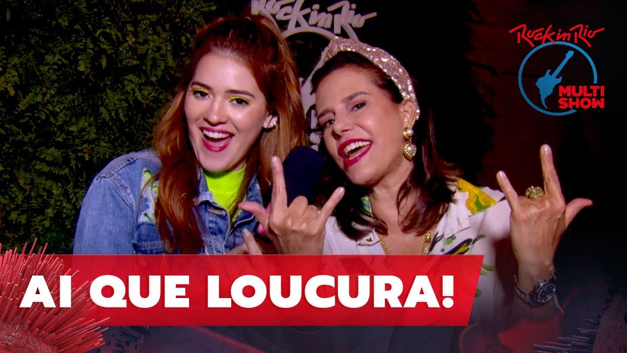 musica brasileira anos 70 Ana Clara e Narcisa afirmam HOJE É DIA DE ROCK BEBÊ no Rock in Rio!!