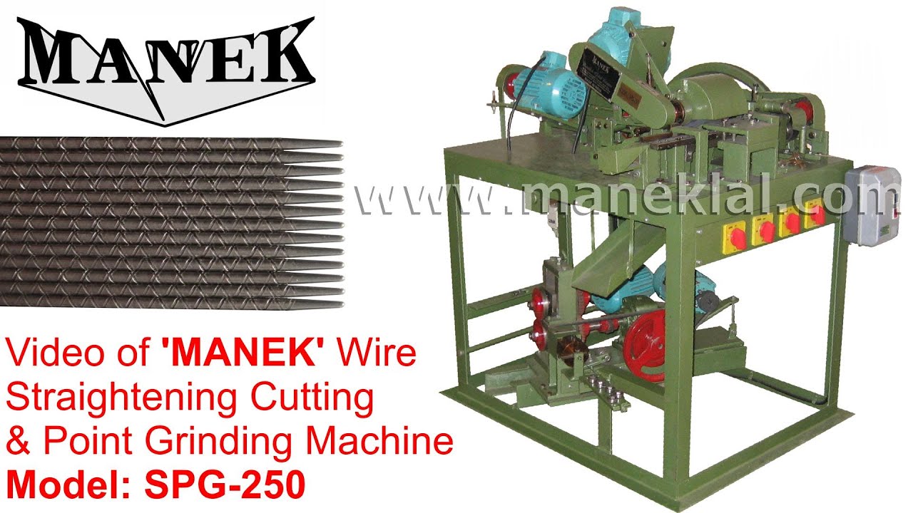 MANEK Machines - Video # MGE-SS-WW-0260 - YouTube