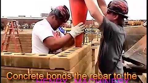 Lego brick construction how to build house by using clay interlock brick