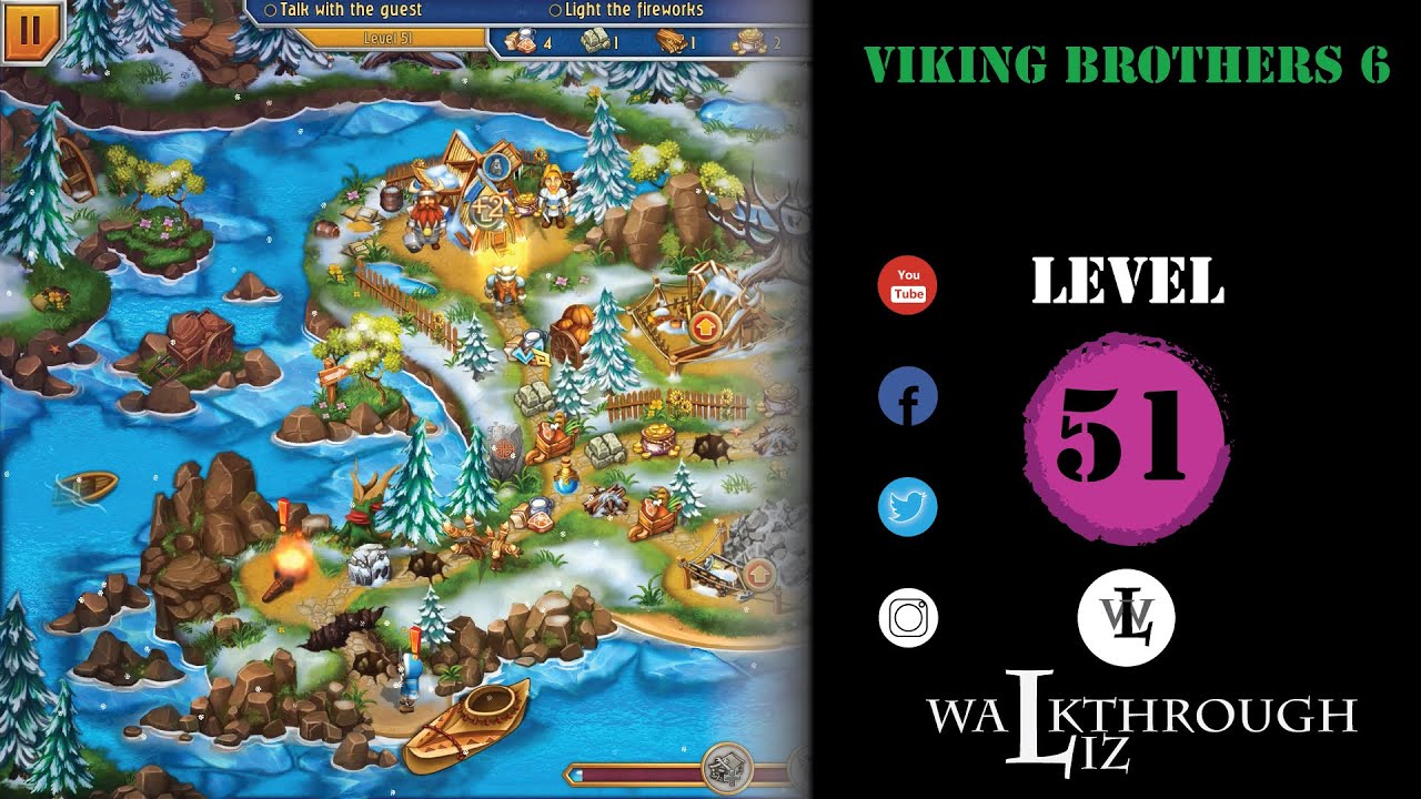 Viking Brothers 6 - Level 51 Walkthrough