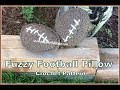 Modle de crochet doreiller de football flou