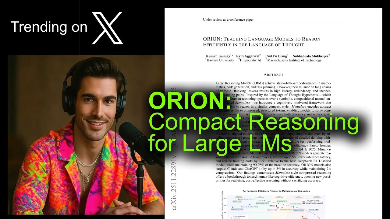 ORION: Compact Reasoning for Large LMs