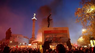 Tear gas and clashes at Paris protest against police violence