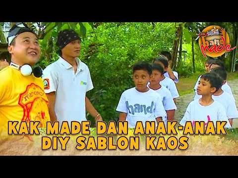 HOYA! KAK MADE DAN ANAK-ANAK DIY SABLON KAOS UNTUK OUTBOND | Handmade 2010