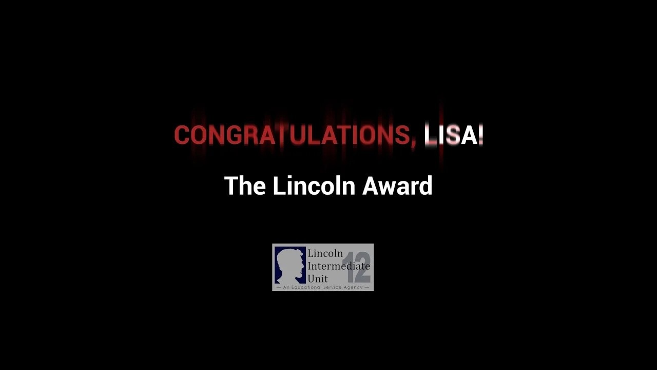 LINCOLN INTERMEDIATE UNIT - LISA McCOY AWARD PRESENTATION